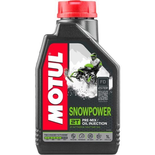 Öljy kaksitahtisen moottorikelkan moottoreihin Motul, 1 l hinta ja tiedot | Voiteluöljyt ja -nesteet | hobbyhall.fi