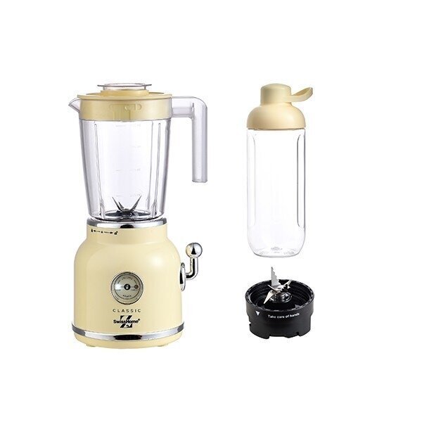 Kannusekoitin SwissHome Classic 2-in-1 250W keltainen (800 ml) hinta ja tiedot | Tehosekoittimet | hobbyhall.fi