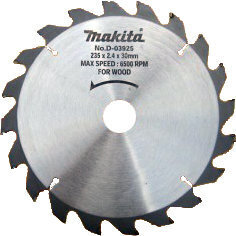 Makita D-03925 TCT-sahanterä 235X2,4X30mm 20 ° T20 hinta ja tiedot | Makita Puutarhakoneet | hobbyhall.fi