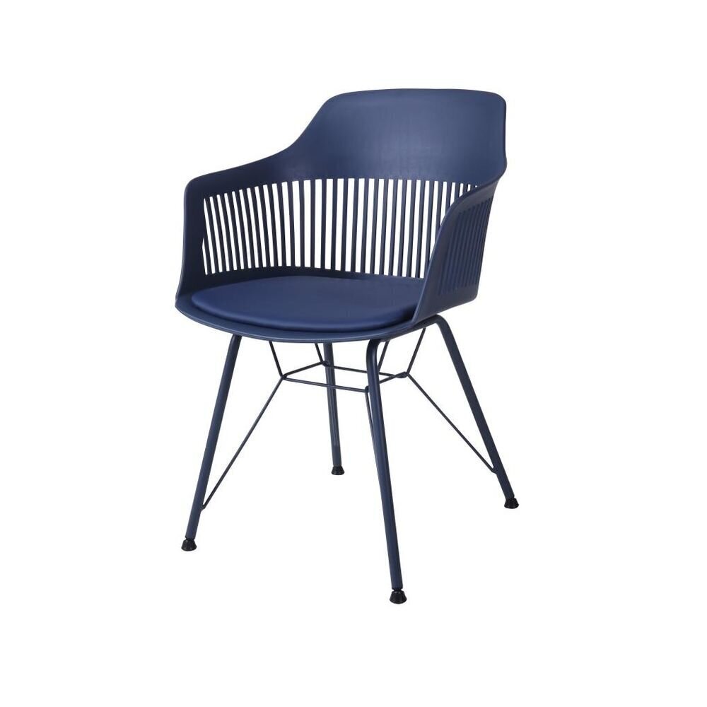 Tuoli DKD Home Decor, 56x53x81 cm, sininen hinta ja tiedot | Ruokapöydän tuolit | hobbyhall.fi