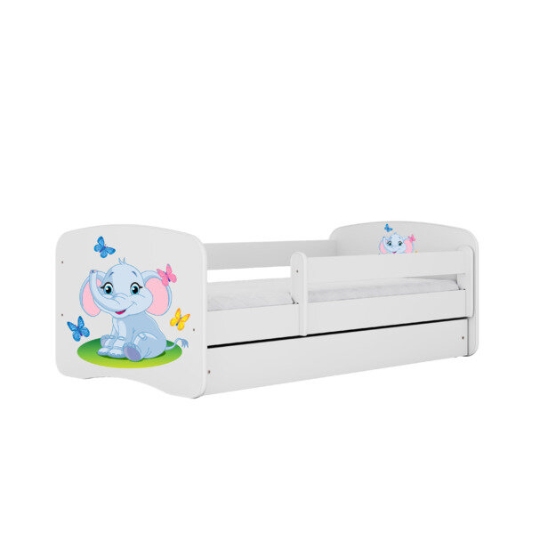 Bed Babydreams, valkoinen, 160x80, laatikolla. hinta ja tiedot | Sängyt | hobbyhall.fi