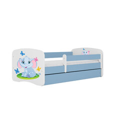 Sänky Babydreams, sininen, 140x70, vetolaatikolla. hinta ja tiedot | Sängyt | hobbyhall.fi