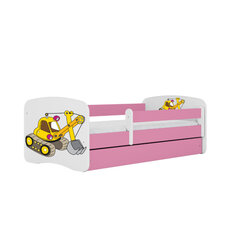 Bed Babydreams, pinkki, 160x80, laatikolla. hinta ja tiedot | Sängyt | hobbyhall.fi