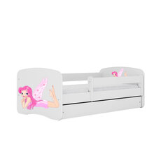 Bed Babydreams, valkoinen, 160x80, laatikolla. hinta ja tiedot | Sängyt | hobbyhall.fi