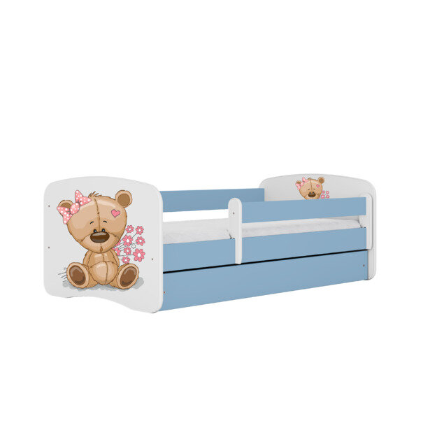 Bed Babydreams, sininen, 140x70, laatikolla. hinta ja tiedot | Sängyt | hobbyhall.fi