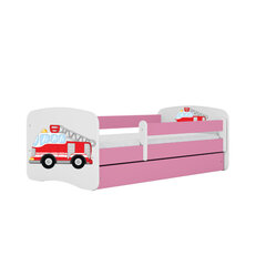 Bed Babydreams, pinkki, 160x80, laatikolla. hinta ja tiedot | Sängyt | hobbyhall.fi