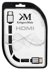 Kaapeli Kruger & Matz HDMI/HDMI, 3 m. hinta ja tiedot | Kruger & Matz Kodinkoneet ja kodinelektroniikka | hobbyhall.fi