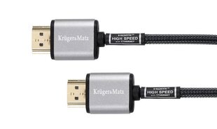 Kaapeli Kruger & Matz HDMI/HDMI, 3 m. hinta ja tiedot | Kruger & Matz Kodinkoneet ja kodinelektroniikka | hobbyhall.fi