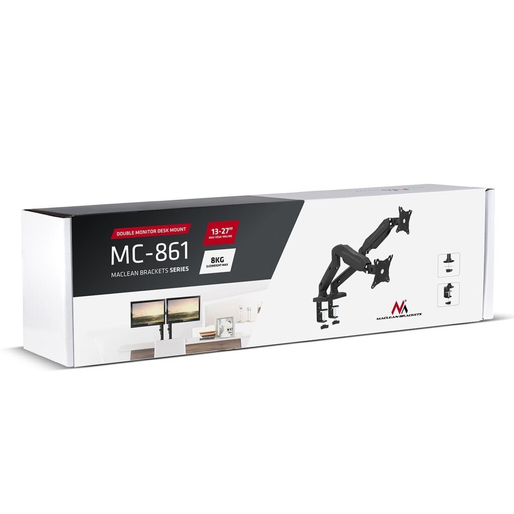 Maclean MC-861 hinta ja tiedot | Näyttötelineet | hobbyhall.fi