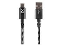 xtorm CX2061 alkuperäinen USB-USB-C-kaapeli 3M (musta) ,