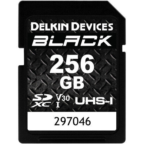 Delkin Devices 256GB MUSTA UHS SDXC -muistikortti. hinta ja tiedot | Kameran muistikortit | hobbyhall.fi