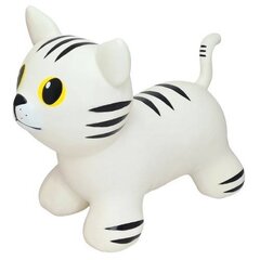 Lasten hyppyeläin + pumppu JUMPY White Cat hinta ja tiedot | Vauvan lelut | hobbyhall.fi