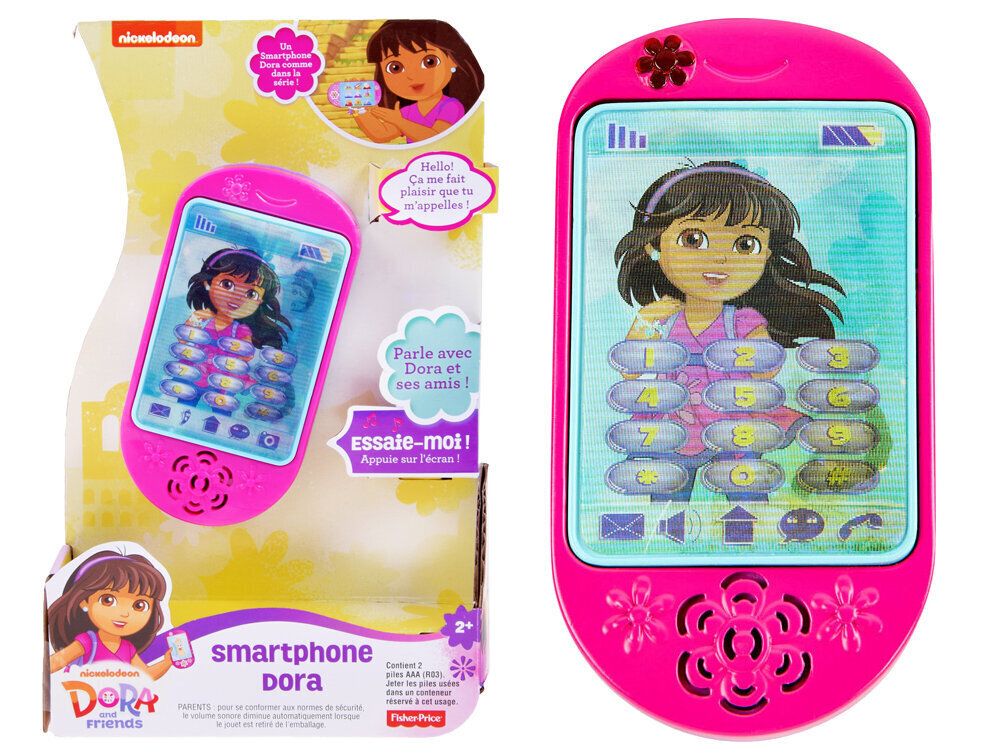 Lasten älypuhelimen nukke "Dora". hinta ja tiedot | Tyttöjen lelut | hobbyhall.fi