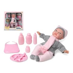 Vauvanukke, 34 cm, vaaleanpunainen hinta ja tiedot | Tyttöjen lelut | hobbyhall.fi