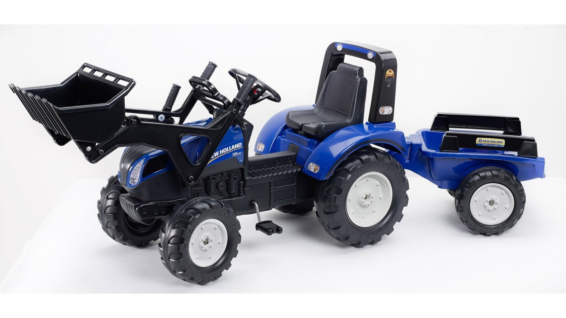 New Holland Kaivostraktori kaivinkone perävaunulla 3090M hinta ja tiedot | Poikien lelut | hobbyhall.fi