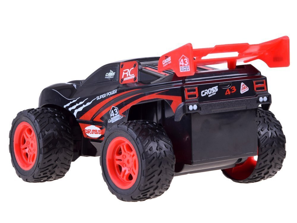 Kaukosäädinauto "Cross Country", punainen hinta ja tiedot | Poikien lelut | hobbyhall.fi