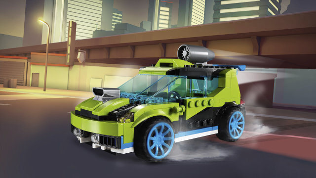 31074 LEGO® Creator Rocket Rally Car rakettiralliauto hinta ja tiedot | LEGOT ja rakennuslelut | hobbyhall.fi
