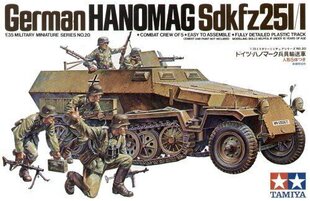 Tamiya - saksalainen Hanomag pienoismalli sarja SdKfz 251/1, 1/35, 35020 hinta ja tiedot | LEGOT ja rakennuslelut | hobbyhall.fi