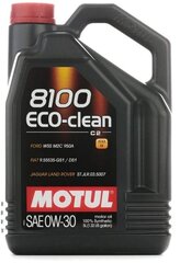 Motul 8100 Eco-clean 0W30 5L (102889) hinta ja tiedot | Moottoriöljyt | hobbyhall.fi
