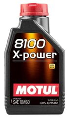 Motul 8100 X-Power 10W60 1L (106142) hinta ja tiedot | Motul Voiteluaineet | hobbyhall.fi