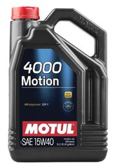 Öljy Motul 4000 Motion 15W40 5ltr (100295) hinta ja tiedot | Motul Voiteluaineet | hobbyhall.fi