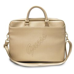 Guess Saffiano Script Kulta tietokonelaukku, 15" (~ 38 cm) hinta ja tiedot | Guess Tietokoneet ja pelaaminen | hobbyhall.fi