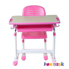 FunDesk Piccolino, vaaleanpunainen Säädettävä lasten työpöytä ja tuoli hinta ja tiedot | Tietokonepöydät ja työpöydät | hobbyhall.fi
