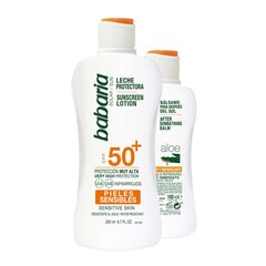 Babaria: aurinkovoide SPF 50+, 200 ml + rusketuksen jälkeinen voide, 100 ml hinta ja tiedot | Babaria Vartalonhoito | hobbyhall.fi