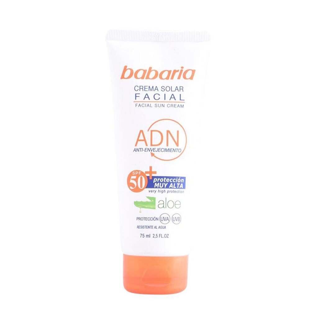 Aurinkovoide Babaria Spf 50,75 ml hinta ja tiedot | Aurinkovoiteet | hobbyhall.fi