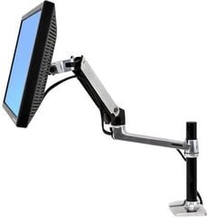 Ergotron LX Desk Mount LCD Arm, Tall Pole pöytävarsi näytölle hinta ja tiedot | TV-seinätelineet | hobbyhall.fi