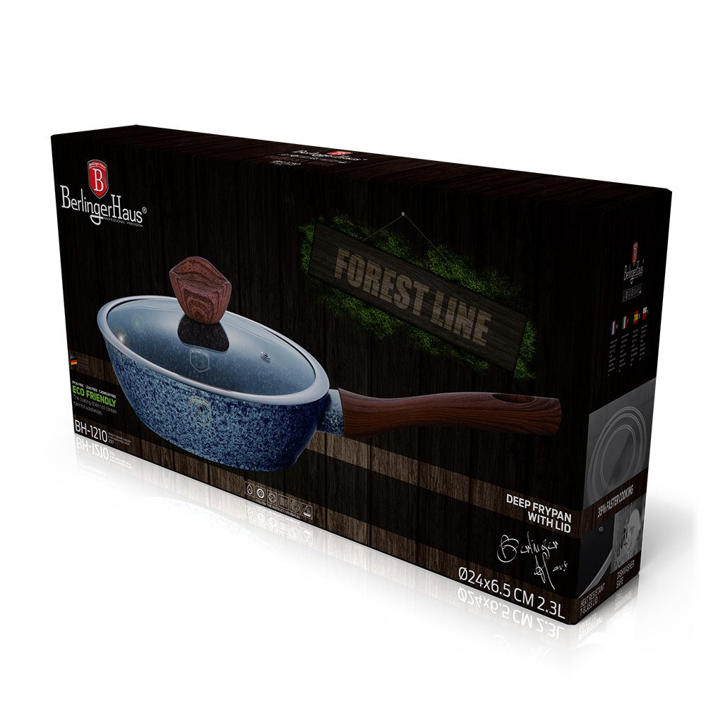 Berlinger Haus pannu kannella Forest Line, 24 cm hinta ja tiedot | Paistinpannut | hobbyhall.fi