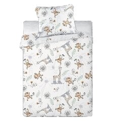 Giraffe lasten pussilakanasetti, 100 x 135, 2 osaa hinta ja tiedot | Vuodevaatteet lapsille | hobbyhall.fi