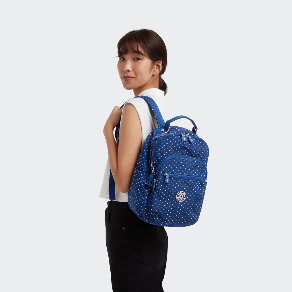 Kipling reppu Seoul S, sininen hinta ja tiedot | Naisten käsilaukut | hobbyhall.fi