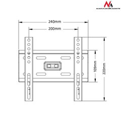 Maclean MC-777 hinta ja tiedot | TV-seinätelineet | hobbyhall.fi