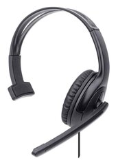 MANHATTAN Mono USB Wired Call Center Headset / Headset hinta ja tiedot | Manhattan Tietokoneet ja pelaaminen | hobbyhall.fi