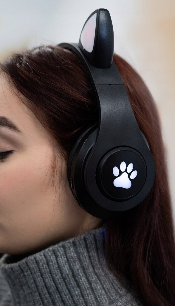 Laadukkaat langattomat Cat Ears -kuulokkeet, musta hinta ja tiedot | Kuulokkeet | hobbyhall.fi