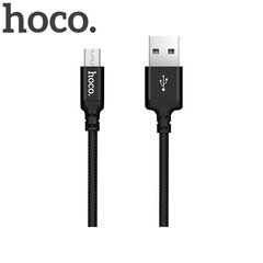 Hoco Premium Times Speed X14 Vahva Micro USB USB data ja latauskaapeli 1 m, musta hinta ja tiedot | Hoco Puhelimet, älylaitteet ja kamerat | hobbyhall.fi