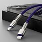 Baseus Cafule Series Metal Data USB Type C - Lightning-kaapelin virtalähde 20 W 2 m violetti (CATLJK-B05) hinta ja tiedot | Puhelinkaapelit | hobbyhall.fi