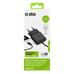 Seinälaturi SBS TETRTC3AUL USB C. hinta ja tiedot | Puhelimen laturit | hobbyhall.fi