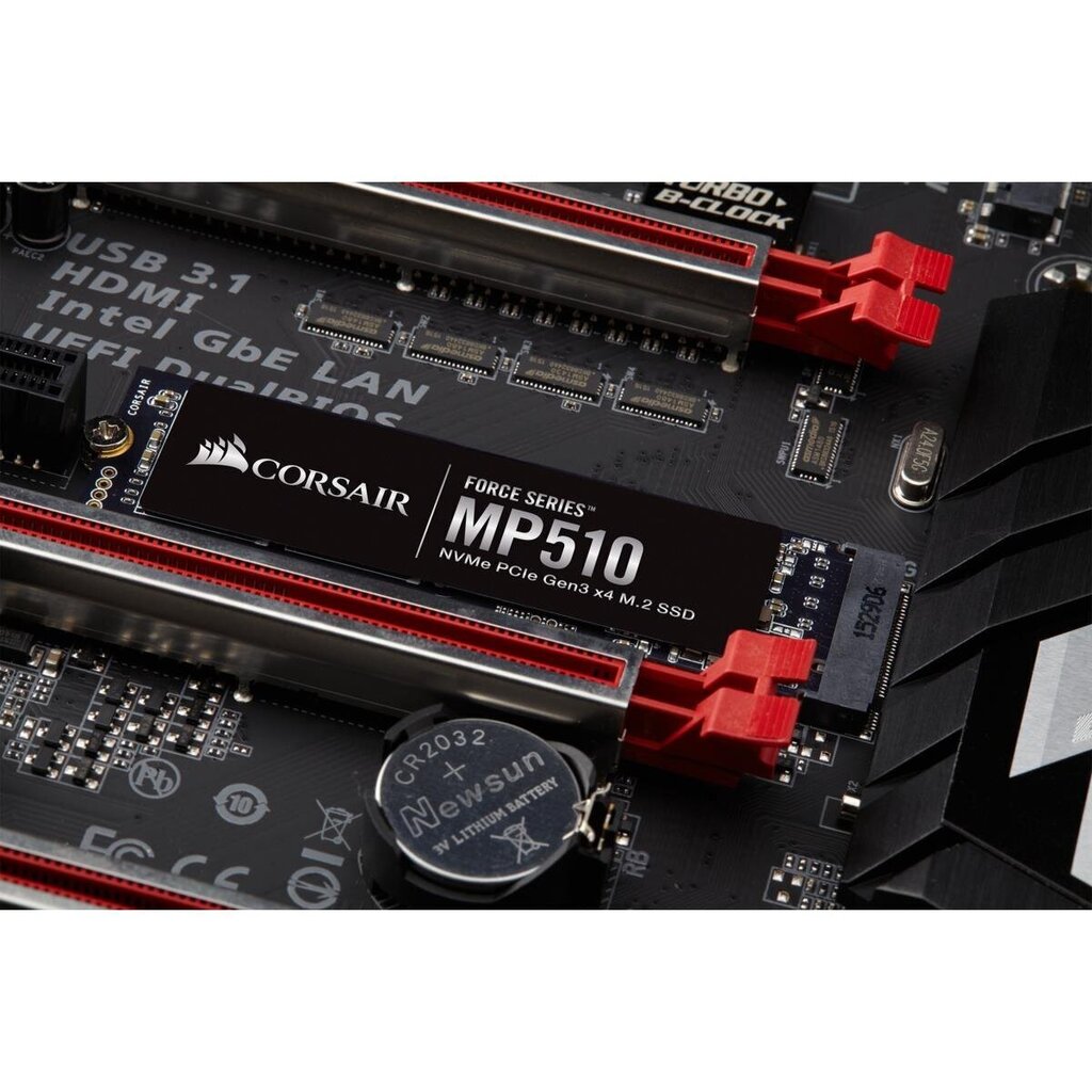 SSD Corsair 1920GB MP510 Series3480, 2700 MB/s PCIe hinta ja tiedot | Kovalevyt | hobbyhall.fi