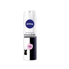 Suihkedeodorantti Nivea Black & White Invisible, 200ml hinta ja tiedot | Deodorantit | hobbyhall.fi