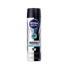 Suihkudeodorantti Nivea Miehet Black & White Active, 200 ml hinta ja tiedot | Deodorantit | hobbyhall.fi