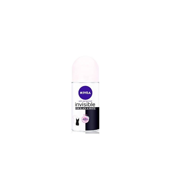 Suihkedeodorantti Nivea Black & White Invisible, 50 ml hinta ja tiedot | Deodorantit | hobbyhall.fi