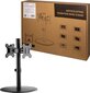 Logilink Dual Monitor Stand BP0111 Desk Mount, 17-32 , Maximum weight (capacity) 8 kg, For Flat hinta ja tiedot | TV-seinätelineet | hobbyhall.fi