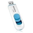 Muistitikku A-data C008 16GB, USB 2.0, valkoinen/sininen.