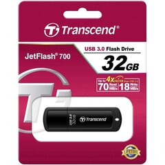 MEMORY DRIVE FLASH USB3 32GB/700 TS32GJF700 TRANSCEND hinta ja tiedot | Muistitikut | hobbyhall.fi