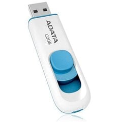 ADATA C008 32 GB, USB 2.0, White hinta ja tiedot | Muistitikut | hobbyhall.fi