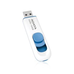 ADATA C008 32 GB, USB 2.0, White hinta ja tiedot | Muistitikut | hobbyhall.fi