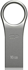 Silicon Power -muisti USB Company F80 16GB USB 2.0 COB Sinkkiseos hopea hinta ja tiedot | Muistitikut | hobbyhall.fi