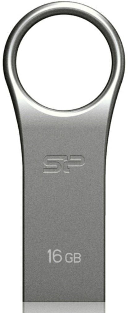 Silicon Power -muisti USB Company F80 16GB USB 2.0 COB Sinkkiseos hopea hinta ja tiedot | Muistitikut | hobbyhall.fi